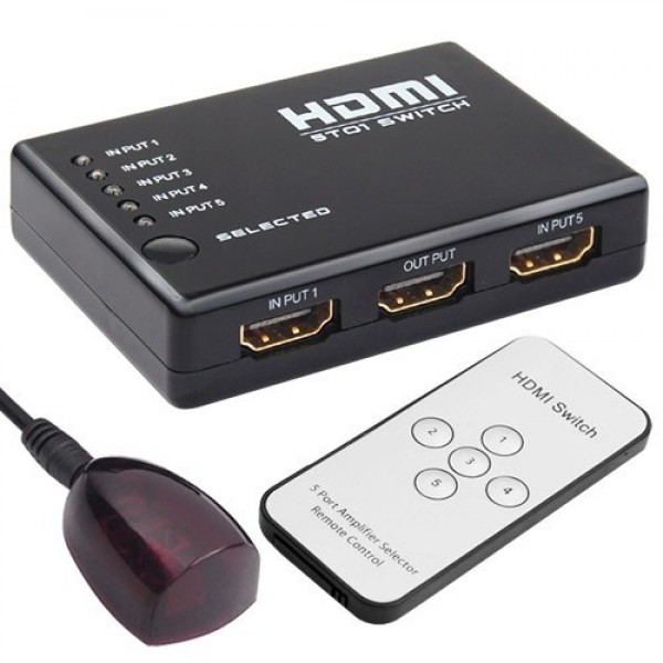 HDMI Switch 5 Port Remote Control – GW ELECTRIC BHD